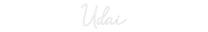 Custom Neon: Udai