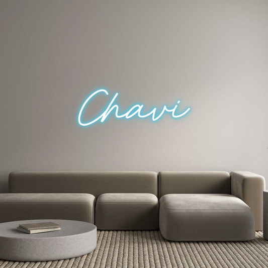 Custom Neon: Chavi