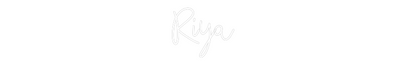 Custom Neon: Riya