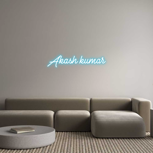 Custom Neon: Akash kumar