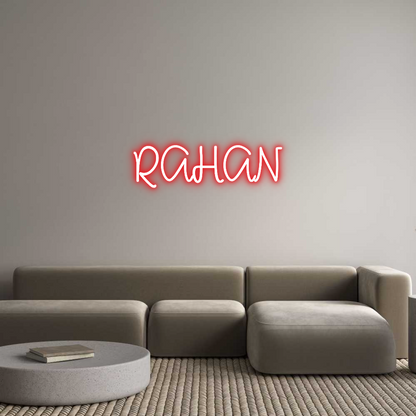 Custom Neon: RAHAN