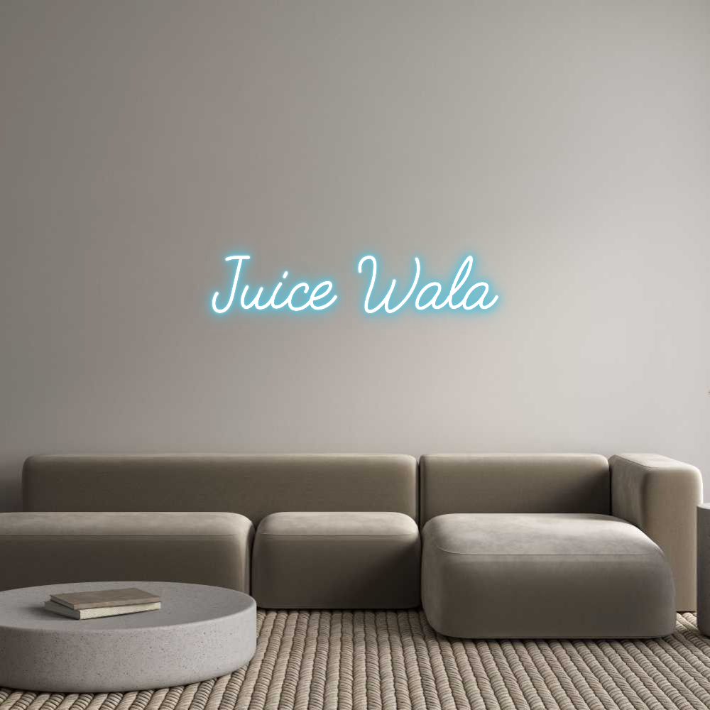 Custom Neon: Juice Wala