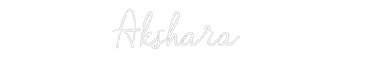 Custom Neon: Akshara