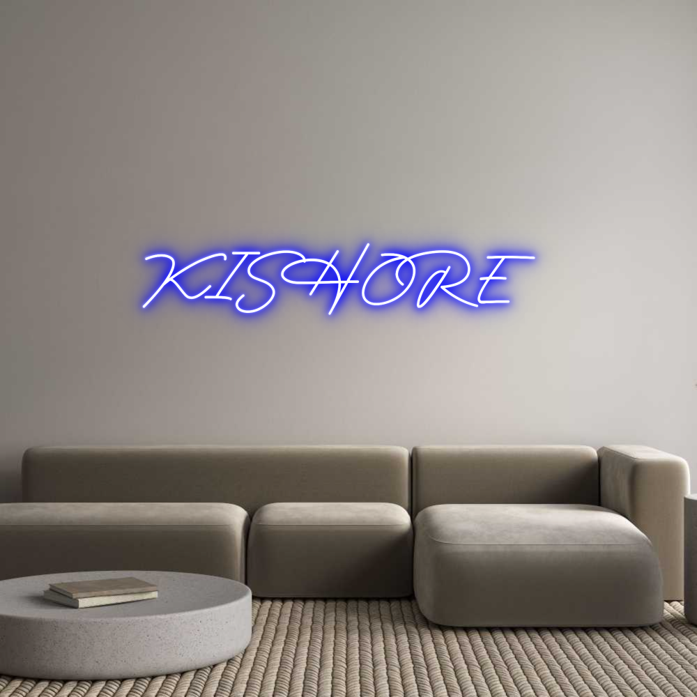 Custom Neon: KISHORE