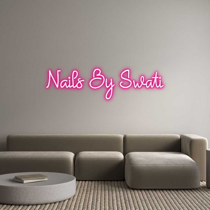 Custom Neon: Nails By Swati