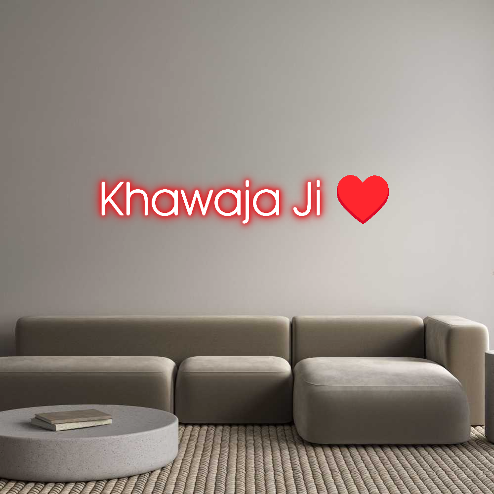 Custom Neon: Khawaja Ji ♥️