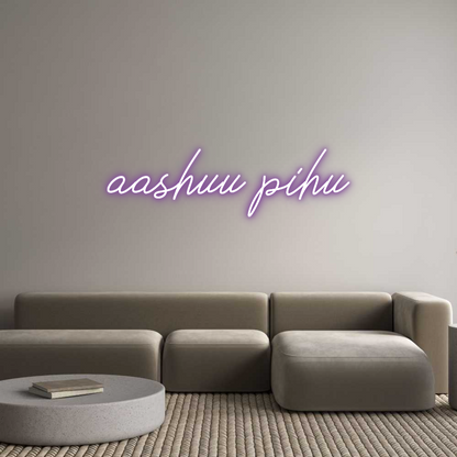 Custom Neon: aashuu pihu