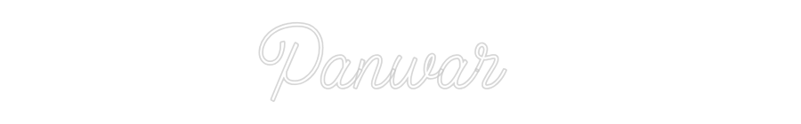 Custom Neon: Panwar