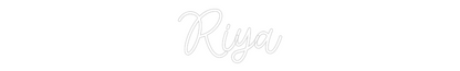 Custom Neon: Riya