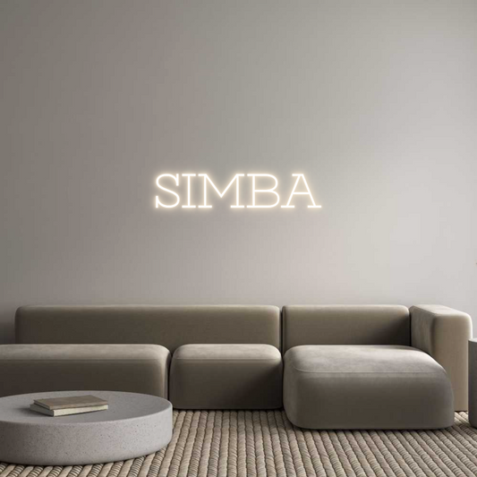 Custom Neon: SIMBA