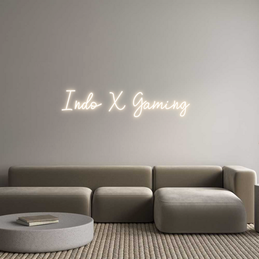 Custom Neon: Indo X Gaming