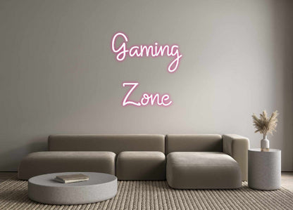 Custom Neon: Gaming 
  Zone