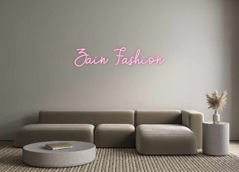 Custom Neon: Zain Fashion