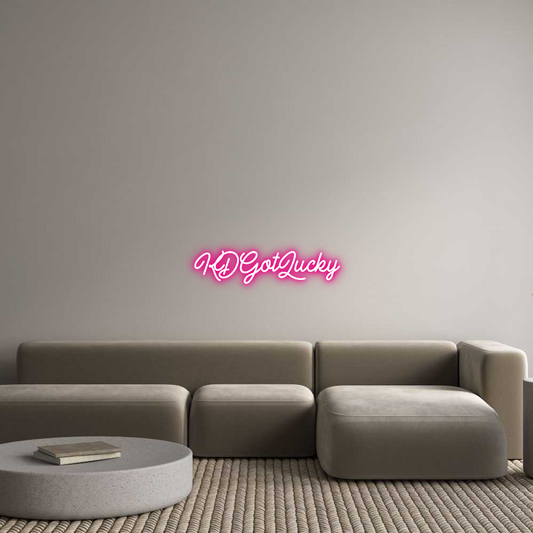 Custom Neon: KDGotLucky