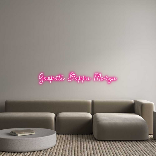 Custom Neon: Ganpati Bappa...