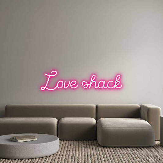Custom Neon: Love shack