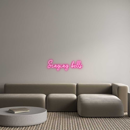 Custom Neon: Singing bells