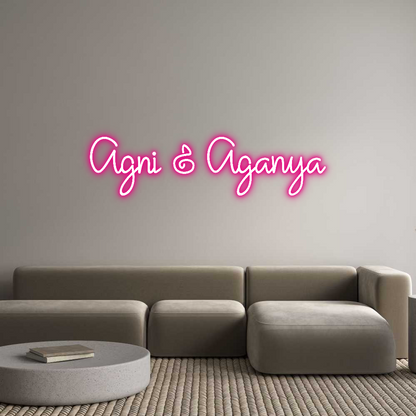Custom Neon: Agni & Aganya