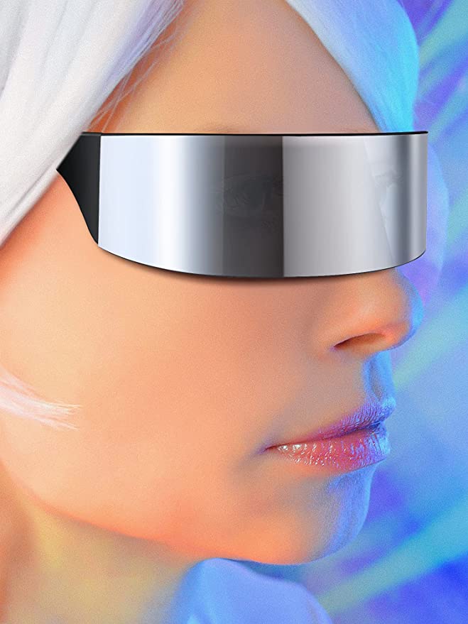 Futuristic visor Style glasses