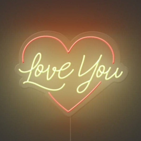 Love You Neon Sign