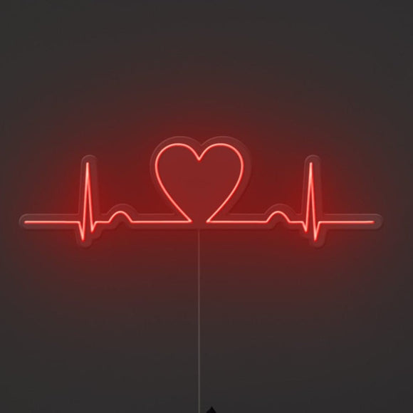 Heartbeat Neon Sign