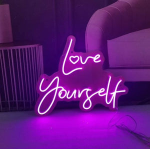 LOVE YOURSELF NEON SIGN