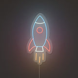 Rocket Neon Sign