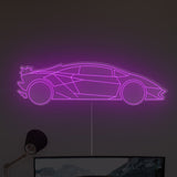 Lamborghini Car Neon Sign