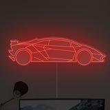 Lamborghini Car Neon Sign