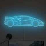Lamborghini Car Neon Sign