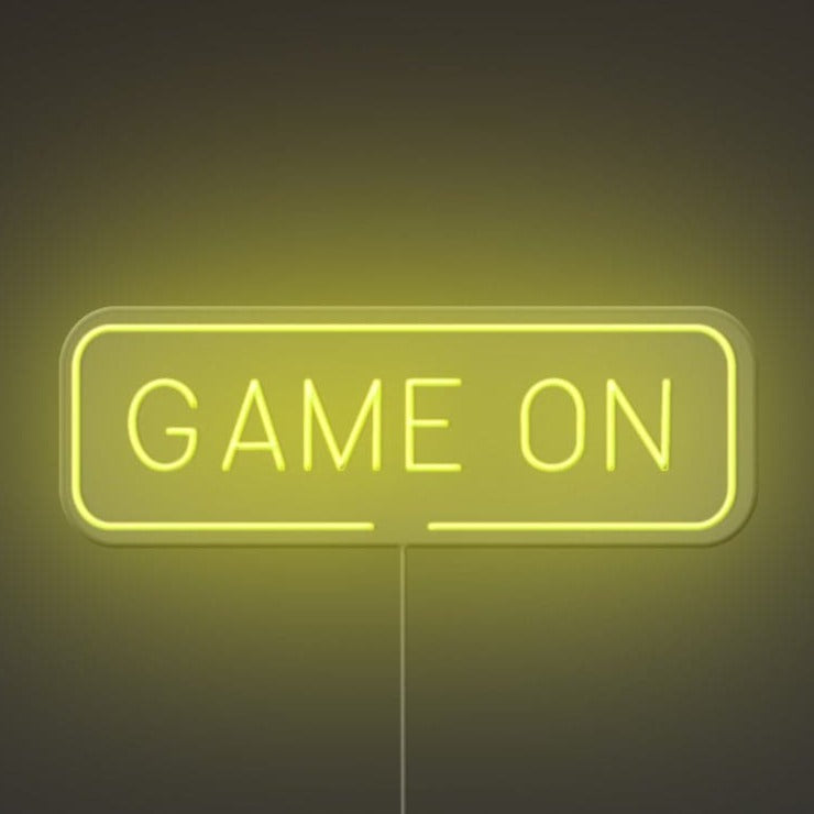 Game On Neon Sign
