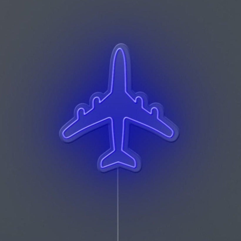Neon Fly Ride Sign Airplane Neon Sign – NEONDECORS