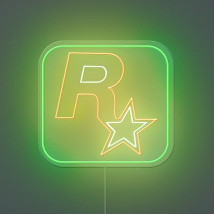 Rockstar Gaming Neon Sign