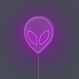 Alien Face Neon Sign