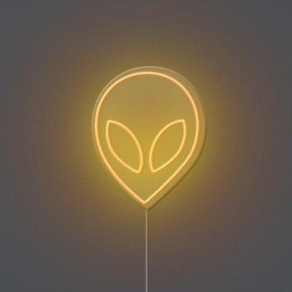 Alien Face Neon Sign