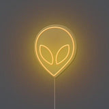 Alien Face Neon Sign