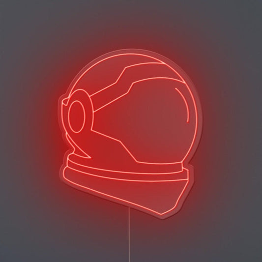 Space Helmet Neon Sign