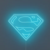 Superman Logo Neon Sign