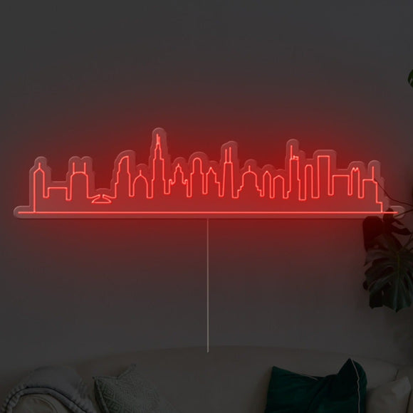 Skyline Neon Sign