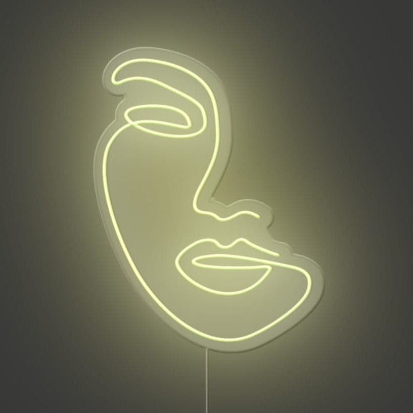 Face Neon Sign