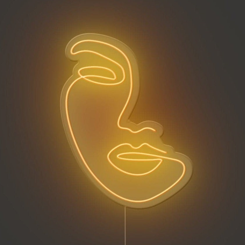 Face Neon Sign