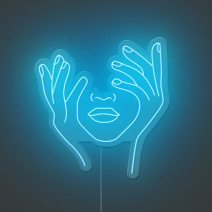 Hold Face Neon Sign