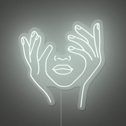 Hold Face Neon Sign