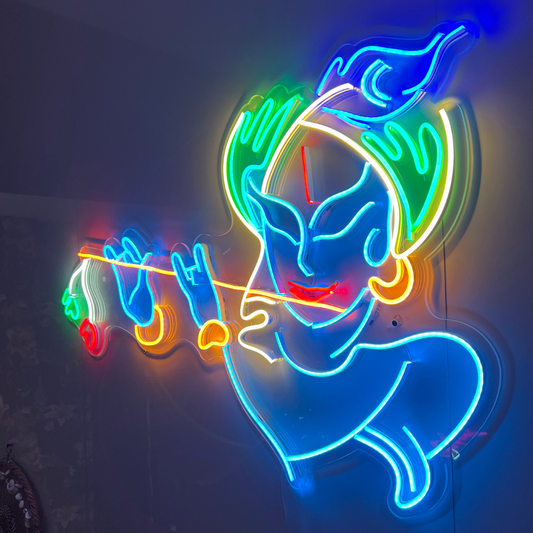Krishna Neon Sign