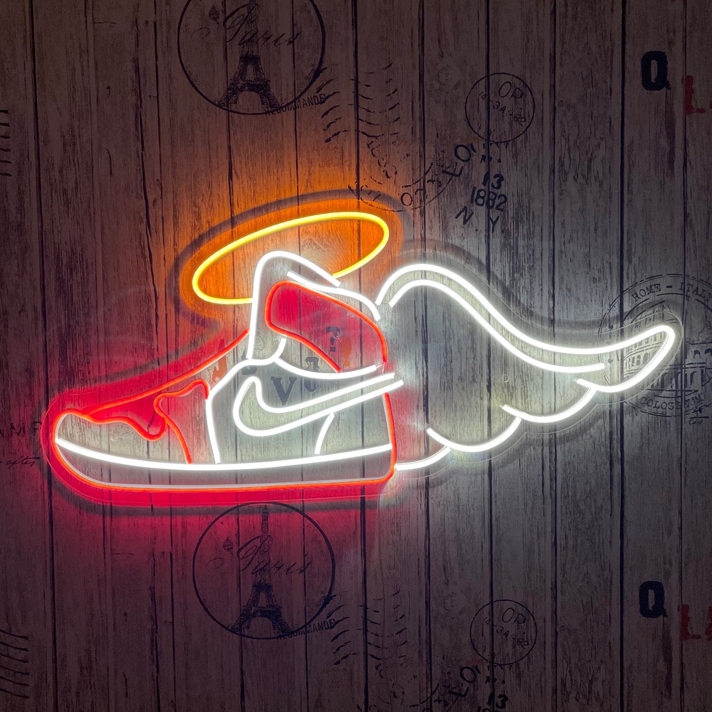 Flying Jordans Neon Sign
