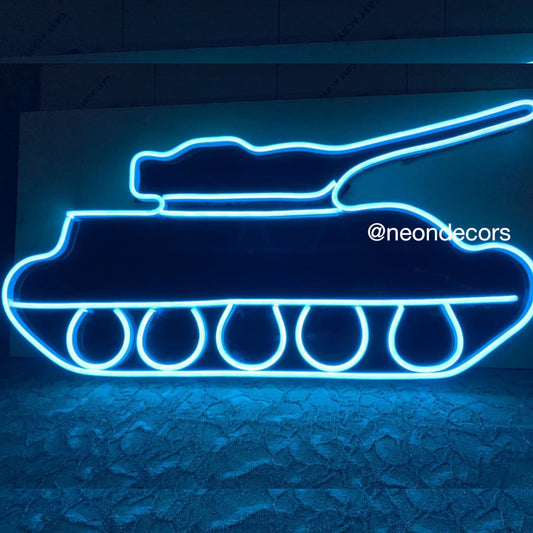 Tank neon sign