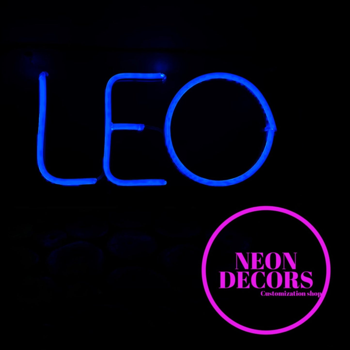 Leo Zodiac Neon sign