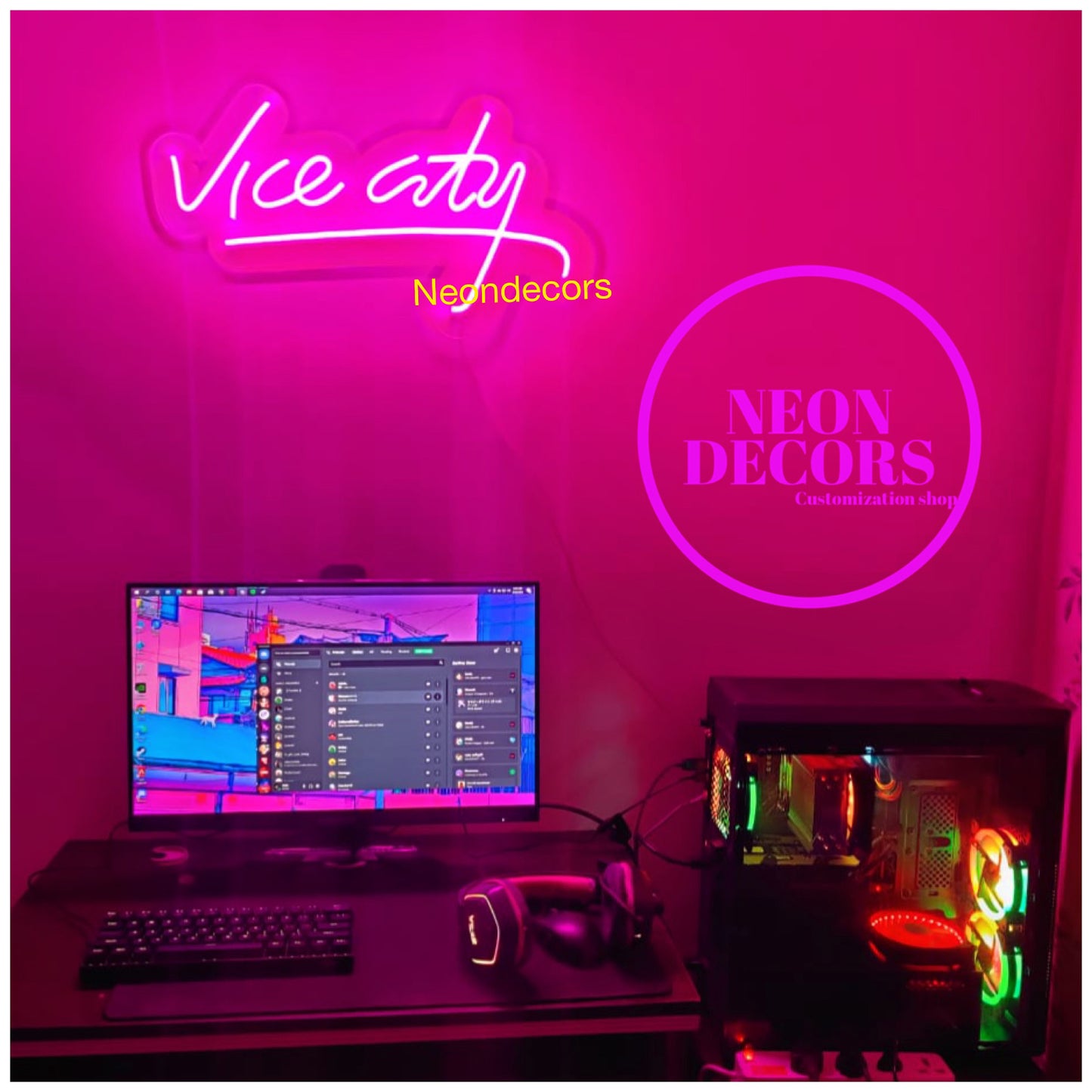 VICE CITY NEON SIGN